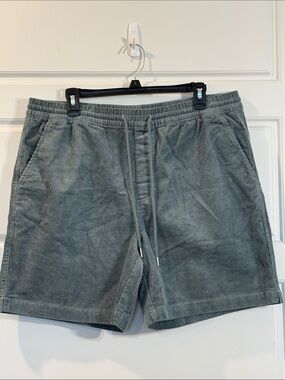 C&C California Shorts Mens Corduroy Drawstring Elastic Waist Casual Large